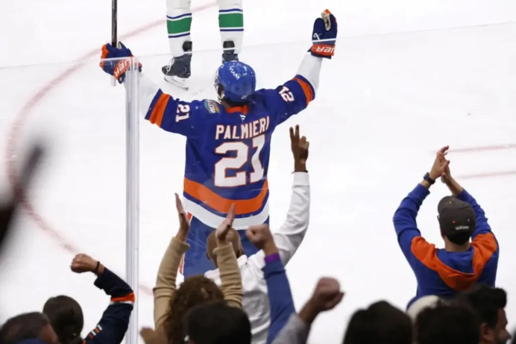 Islanders teammates pleased to see Kyle Palmieri shine: 'great'