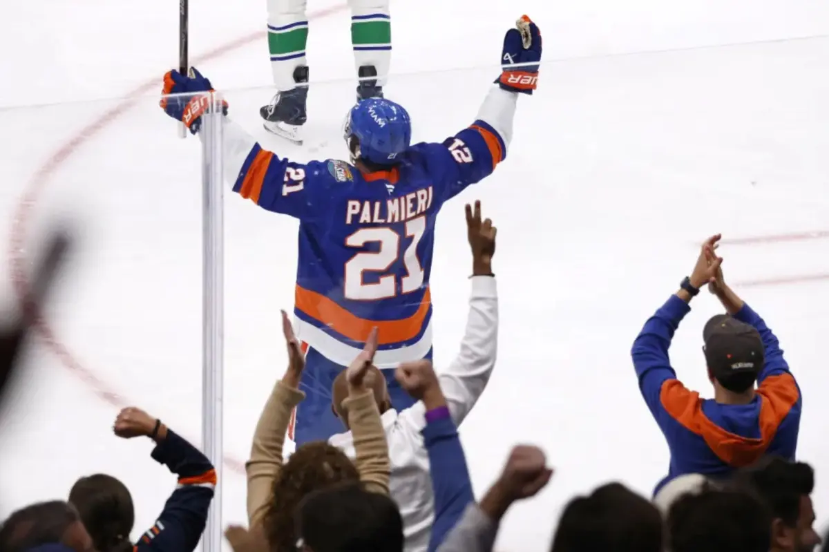 Islanders teammates pleased to see Kyle Palmieri shine: 'great'