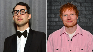 Jack Antonoff claims Ed Sheeran is giving in to billionaires in the Macklemore situation.