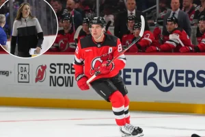 Jack Hughes criticizes ESPN reporter for a joke during a mid-game interview