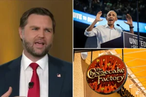 JD Vance responds to Obama&rsquo;s Cheesecake Factory comment: &lsquo;Very elitist&rsquo;
