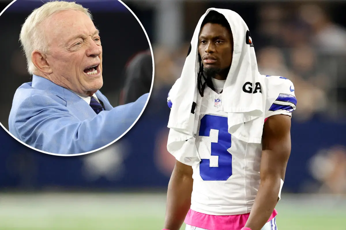 Jerry Jones and George Pickens react strongly after Dak Prescott throws a game-ending interception for the Cowboys.