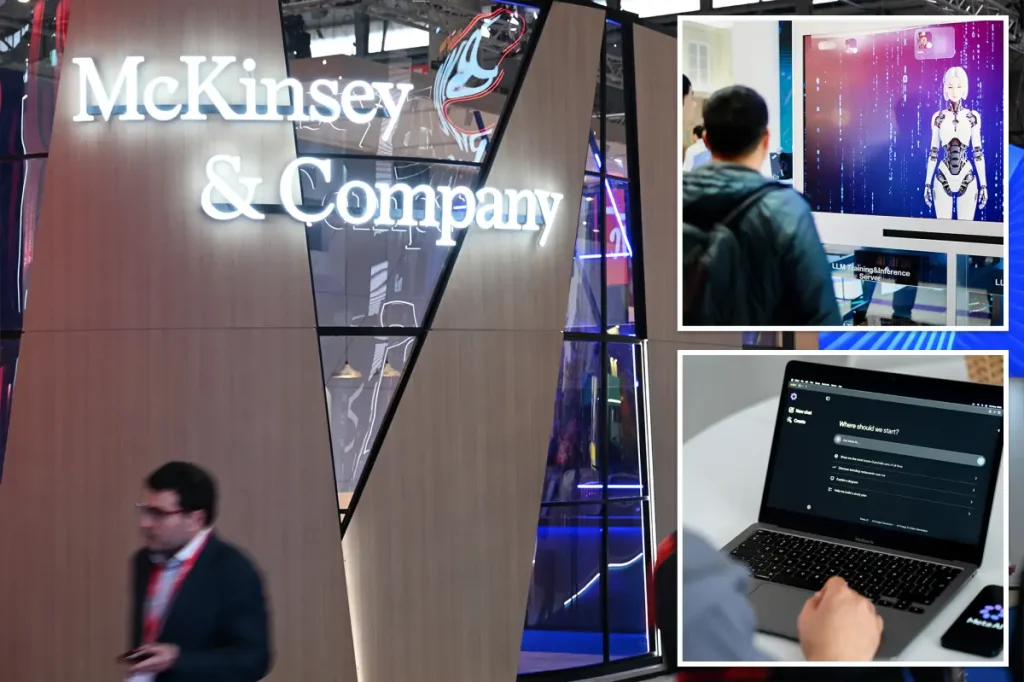 Job seekers at McKinsey are competing against an AI 'mayor' to showcase their skills, adding a new element to the tough selection process.