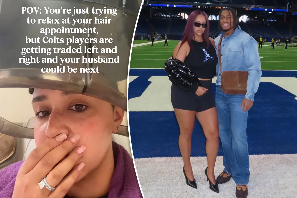Jonathan Taylor's wife questions his future with the Colts following trades