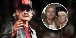 Kid Rock seems to give in to the critics of his collaboration with Eminem &mdash; then delivers a surprising comeback.