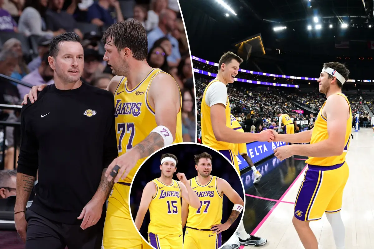 Lakers welcome significant expectations as they start the Luka Doncic era