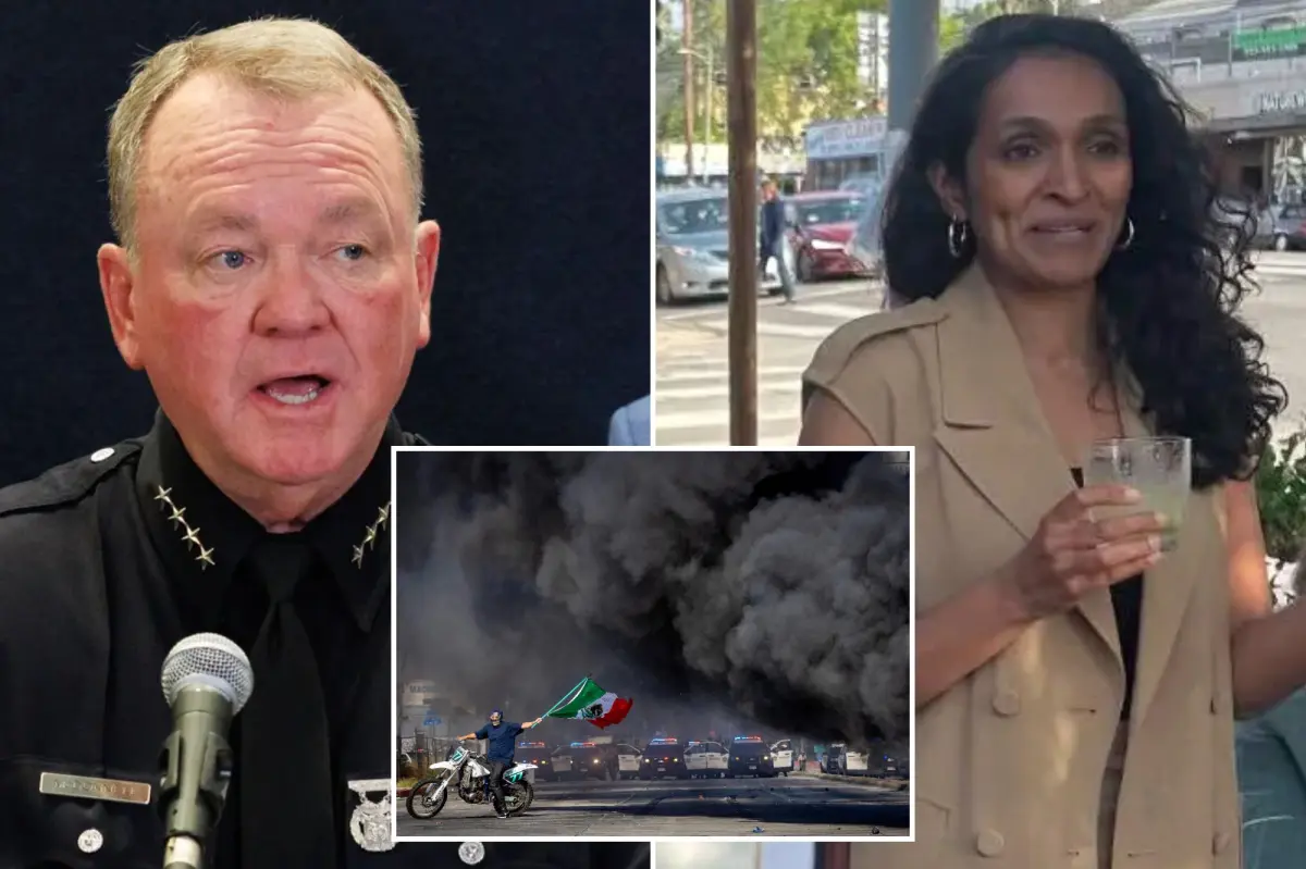 LAPD chief criticizes Nithya Raman for assaulting police while officers encountered 'deadly' violence during anti-ICE protests