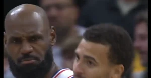 LeBron James showed every bit of his 41 years in these highlight moments.
