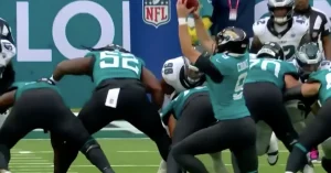 Logan Cooke of the Jaguars just gave an unforgettable NFL performance.