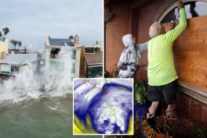 Los Angeles prepares for an unusual tornado warning in Southern California