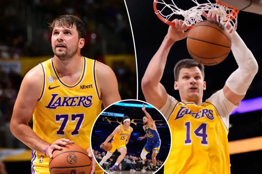 Luka Doncic and Walker Kessler shine as Lakers overwhelm Warriors