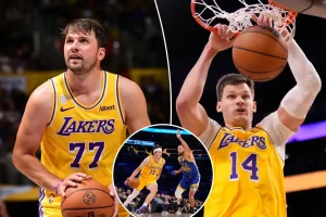 Luka Doncic and Walker Kessler shine as Lakers overwhelm Warriors