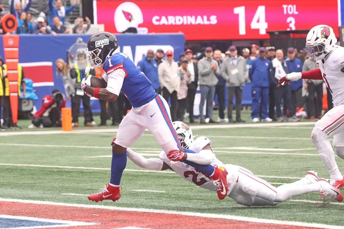 Malik Nabers delivers a classic performance after his injury