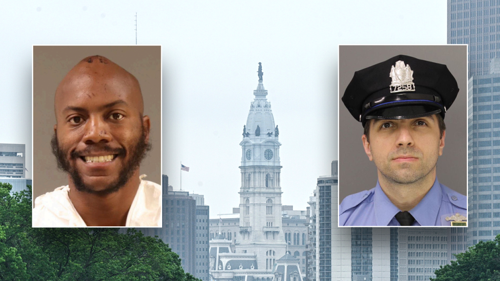 Man accused in fatal attack on Philadelphia police faces over 70 charges.