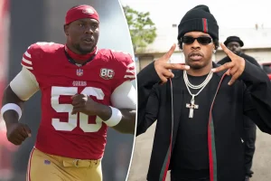 Man charged with shooting 49ers' Keion White following nightclub argument with rapper Lil Baby taken into custody in LA