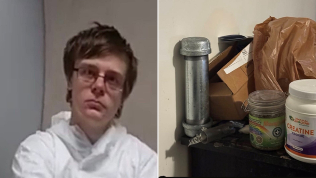 Man in Utah accused of threatening to detonate a synagogue and possessing six pipe bombs.