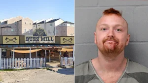 Man in zombie costume charged with stabbing two people at Austin coffee shop
