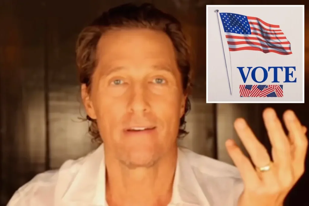 Matthew McConaughey splits opinions with his call for independent voting before the midterms