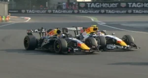 Max Verstappen and Liam Lawson received penalties for an incident at the Mexico City Grand Prix.