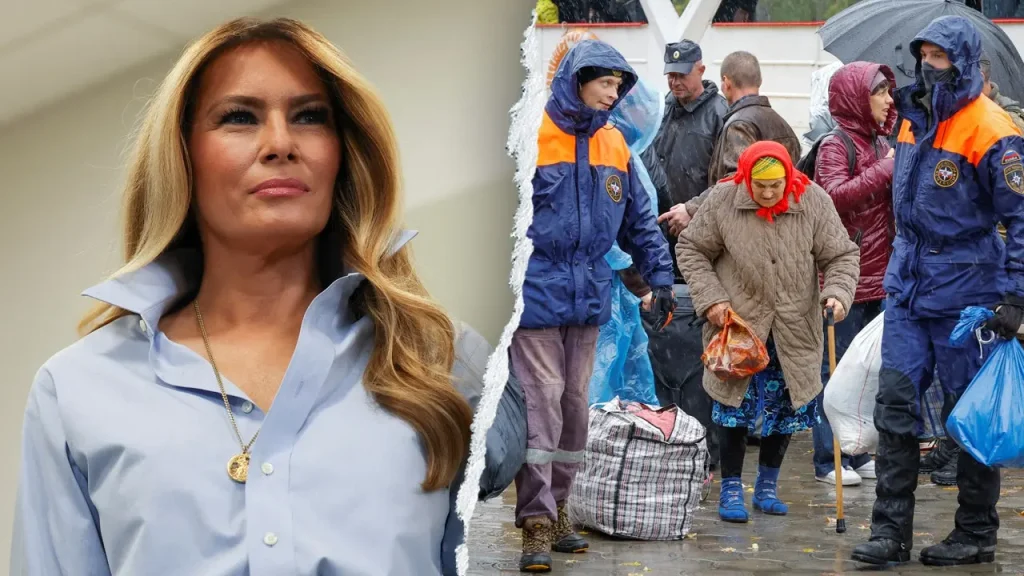 Melania Trump facilitates humanitarian ceasefire between Russia and Ukraine in Oleshky
