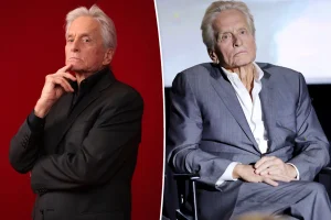 Michael Douglas reacts sharply to reporter's question about rumored sex addiction in tense interview