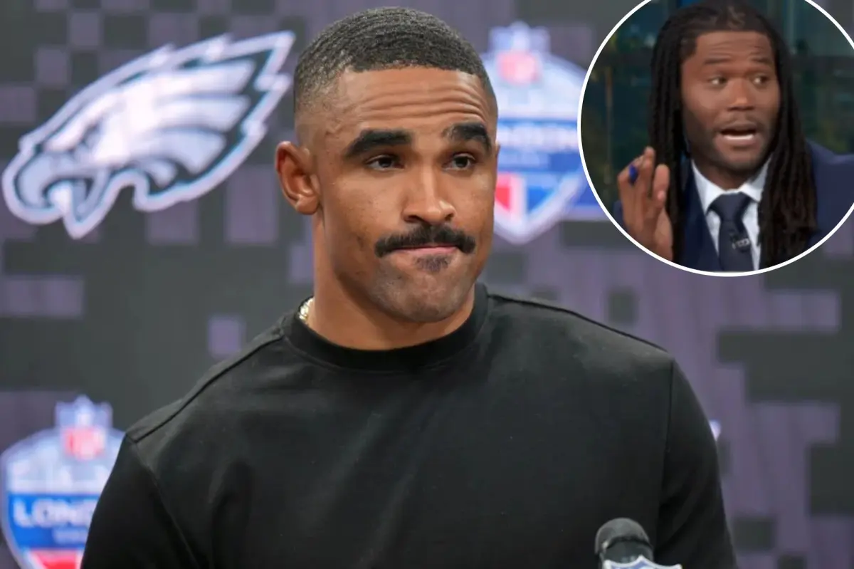 Michael Robinson issues an apology for his remarks about Jalen Hurts and blood clots