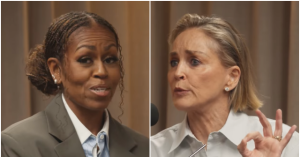 Michelle Obama and Sharon Stone Speculate on What Would Occur If Men Could Get Pregnant: 'You Could Get an Abortion from a Vending Machine'
