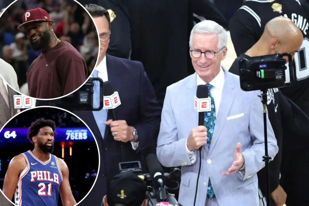 Mike Breen expresses regret after LeBron James addresses Joel Embiid narrative