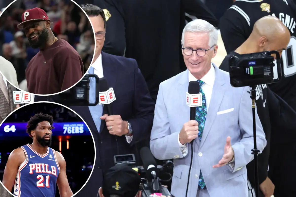 Mike Breen expresses regret after LeBron James addresses Joel Embiid narrative