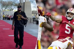 Mike Evans pays tribute to Steph Curry ahead of Monday Night Football matchup with the Commanders