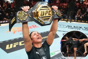 Natalia Silva triumphs over Wang Cong to capture the flyweight championship at UFC 332