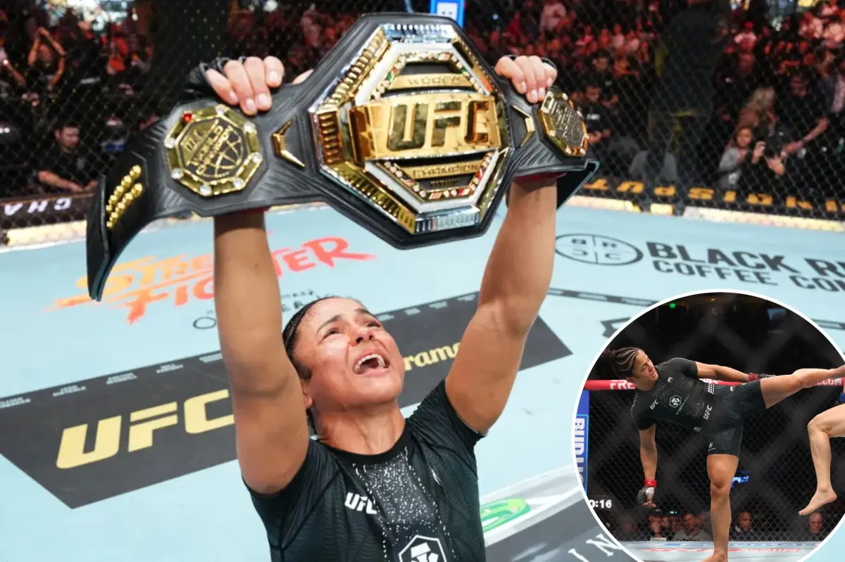 Natalia Silva triumphs over Wang Cong to capture the flyweight championship at UFC 332