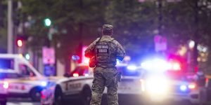 National Guard member shot while attempting to stop a late-night fight in Washington, DC