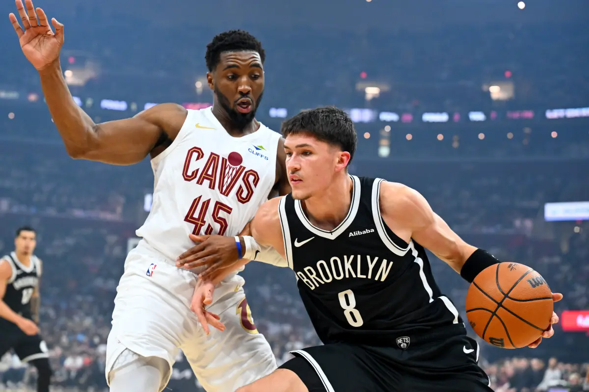 Nets battle hard but lose in a high-scoring game against the Cavaliers