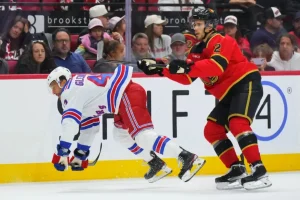 New Ranger Luke Glendening made the transition from playing with dolls to competing in the NHL.