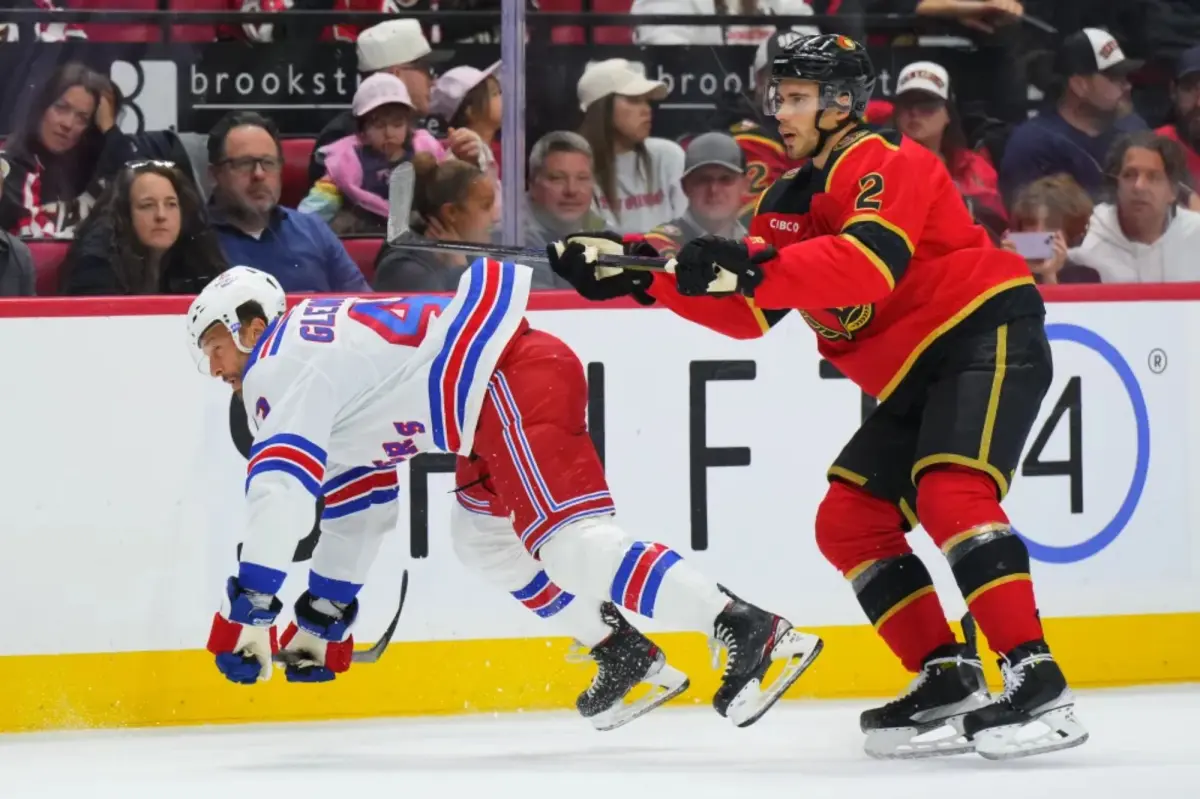 New Ranger Luke Glendening made the transition from playing with dolls to competing in the NHL.