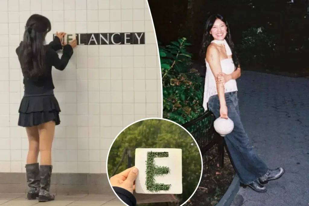 New York City artist gains attention for inventive solution to damaged subway tiles