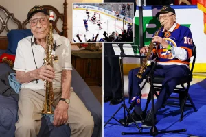 New York Islanders invite cherished 105-year-old WWII veteran Dominick Critelli to perform the national anthem again