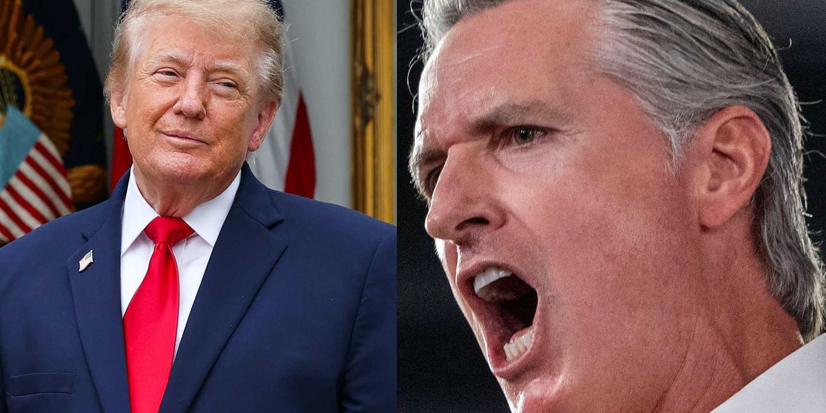 Newsom is FURIOUS about the lawsuit from the Justice Department aimed at preventing votes from 20,000 'probably noncitizens'