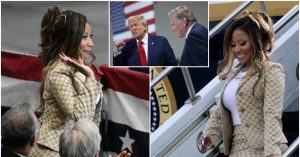 Nicki Minaj Supports Trump at a Crowded Rally for Mike Rogers in Detroit