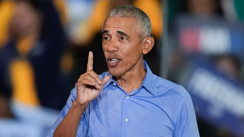 Obama claims Trump is going after Rep. Ilhan Omar for her criticism of him.