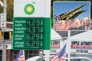 Oil prices reach a five-month peak, Dow drops 700 points due to concerns about Iran strikes and AI spending.