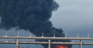 Oil Terminal in St. Petersburg Caught Fire During Ukraine Drone Attacks