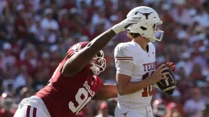 Oklahoma upsets No. 1 Texas with a dramatic finish following Arch Manning's tough fourth quarter.