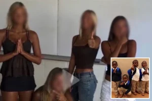 Parents upset with California school after students don blackface