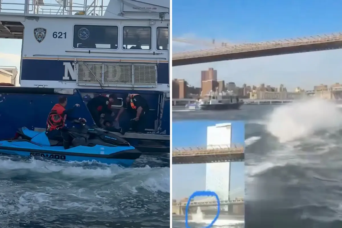 Party attendees save teenager who leaped from Brooklyn Bridge