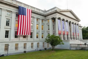Payments on the $40 trillion debt in the U.S. take a large portion of the budget.