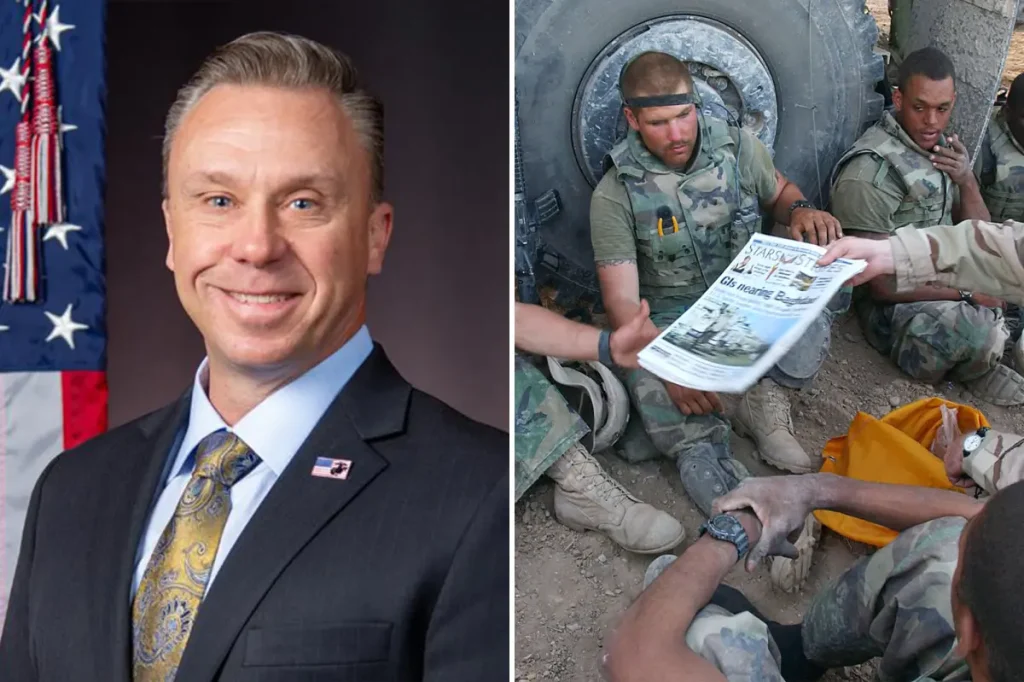 Pentagon names its public affairs executive Christian Devine as the interim publisher of Stars and Stripes