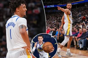 Perfect Stephen Curry leads Warriors to their first victory