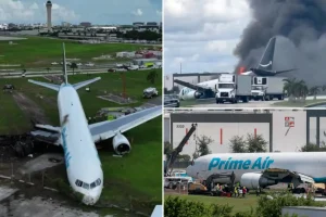 Pilots of Miami Amazon cargo plane crash did not receive wind warnings, according to NTSB report